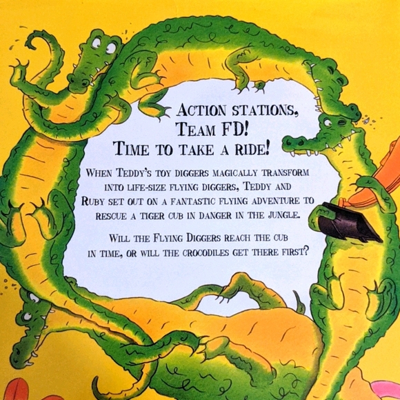 The Flying Diggers children's easy read hard cover - Picture 2 of 8